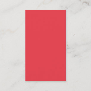 Tomato Red Custom Business Card – Customisable