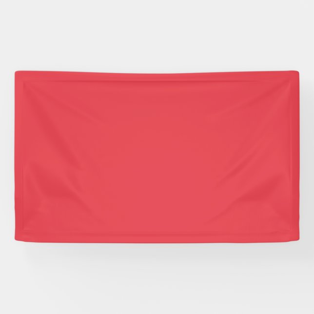 Tomato Red Custom Event Banner – Customisable (Horizontal)