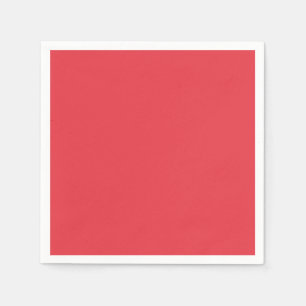 Tomato Red Custom Paper Napkin