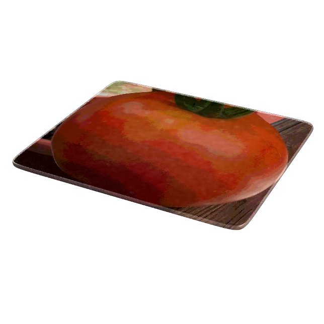 Tomato Red Cutting Board (Corner)