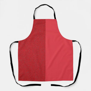 Tomato Red Dual-Tone All-Over Apron – Customisable