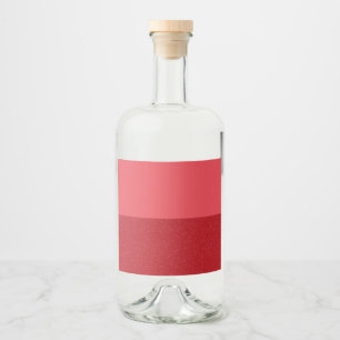 Tomato Red Dual-Tone Liquor Labels – Customisable