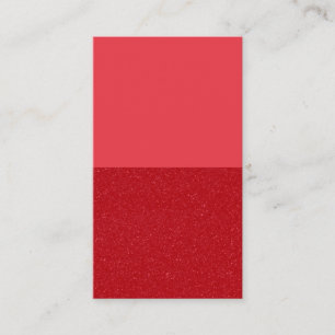 Tomato Red Duo Block Calling Card – Customisable