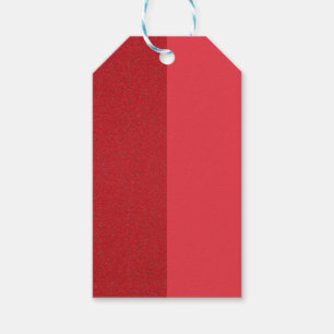 Tomato Red Duo Texture Gift Tag – Customisable