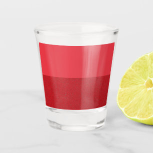 Tomato Red Half-&-Half Shot Glass – Customisable