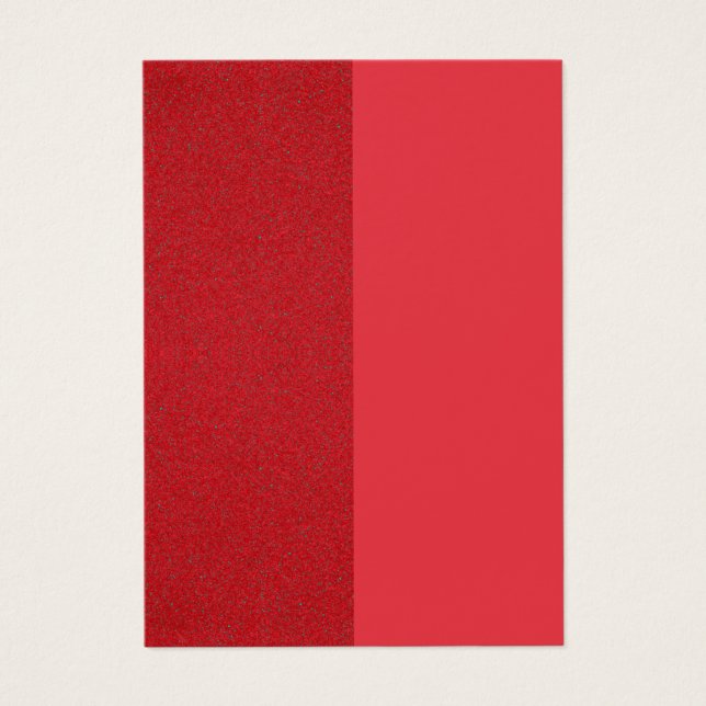 Tomato Red Horizon Profile Card – Customisable (Front)