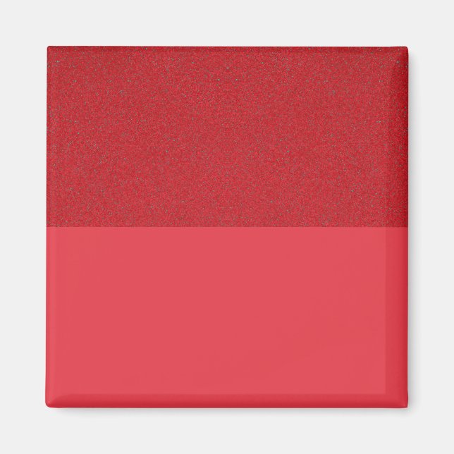 Tomato Red Magnet – Textured Top, Matte Bottom (Front)