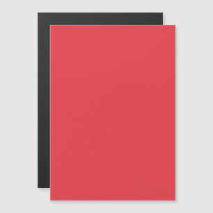 Tomato Red Magnetic Card Template – Customisable
