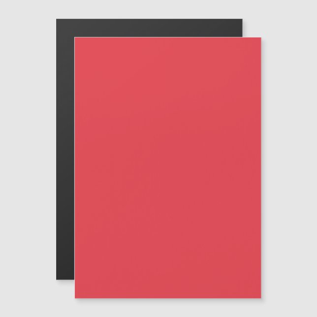 Tomato Red Magnetic Card Template – Customisable (Front/Back)