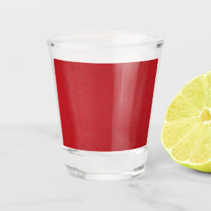 Tomato Red Noise-Effect Shot Glass – Customisable