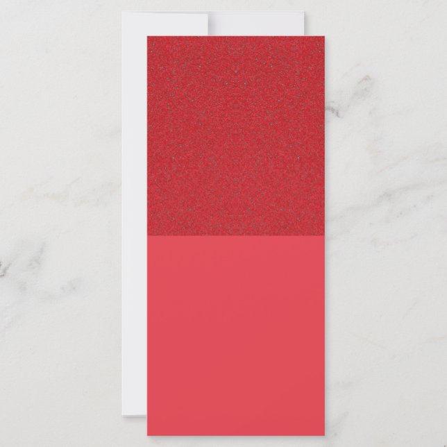 Tomato Red Noise Flat Card – Customisable Bulk (Front)
