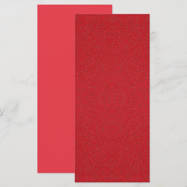 Tomato Red Noise Flat Cards – Customisable (Front/Back)