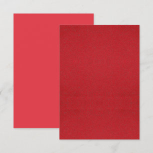 Tomato Red Noise RSVP Card – Customisable