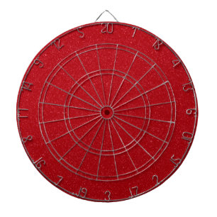 Tomato Red Noise Texture Dartboard – Customisable