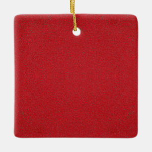 Tomato Red Noise Texture Ornament – Customisable
