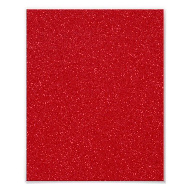 Tomato Red Noise Texture Poster – Customisable (Front)