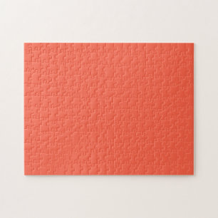 Tomato Red Solid Colour Jigsaw Puzzle