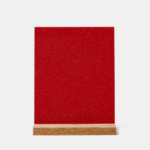 Tomato Red Sparkle Acrylic Sign 8"x10" – Customise