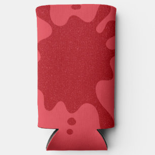 Tomato Red Splash Can Cooler