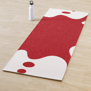 Tomato Red Splash Yoga Mat – Customisable