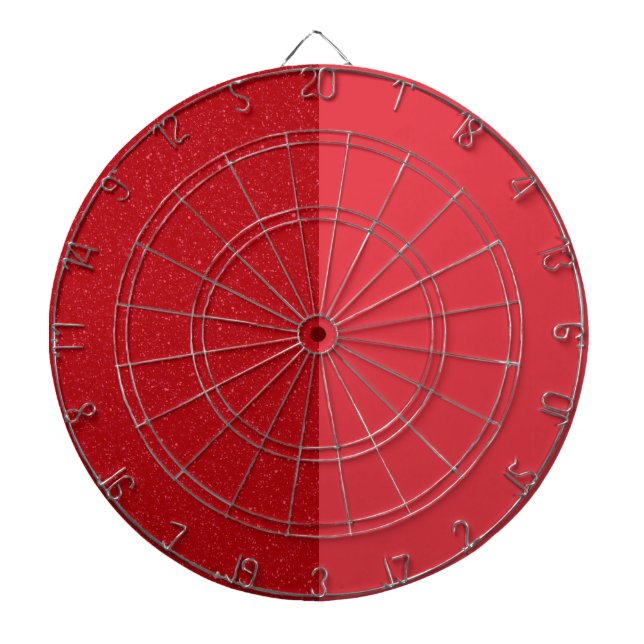 Tomato Red Split Dartboard – Customisable (Front)
