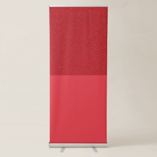 Tomato Red Split-Half Roll-Up Banner – Customise
