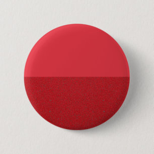Tomato Red Split Texture Button Badge – Customise