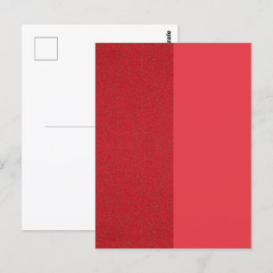 Tomato Red Split Texture Custom Postcard