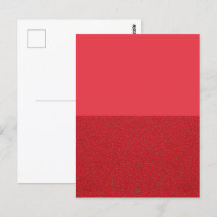 Tomato Red Split Texture Custom Postcard