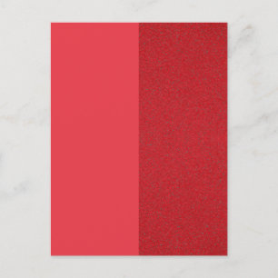 Tomato Red Split Textured Invitation Card - Custom