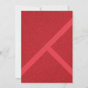 Tomato Red X-Angle Card – Customisable Layout