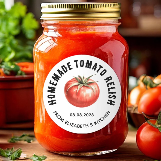 Tomato Relish canning label homemade tomato (Creator Uploaded)