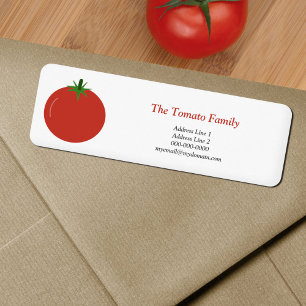 Tomato Return Address Label
