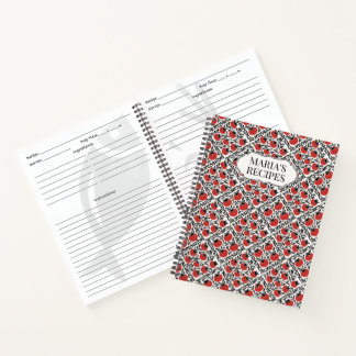 Tomato Rustic Farmhouse French Country Recipe Notebook