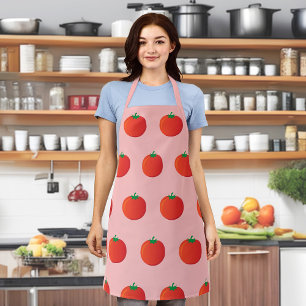 Tomato Seamless Pattern on Apron