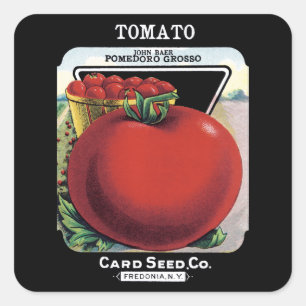 Tomato Seed Packet Label