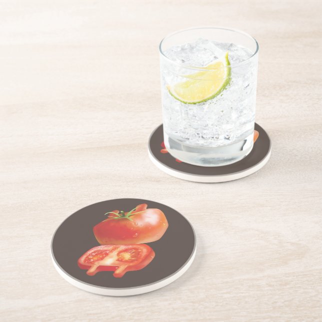 Tomato Slice Coaster (Side)