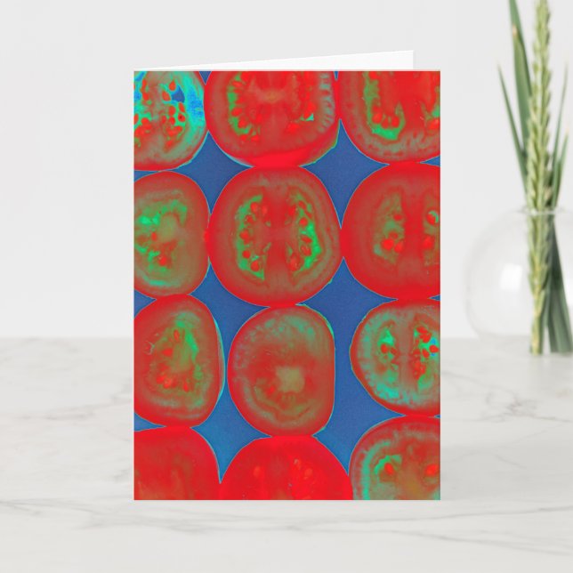 Tomato slices card (Front)