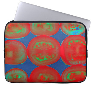 Tomato slices laptop sleeve