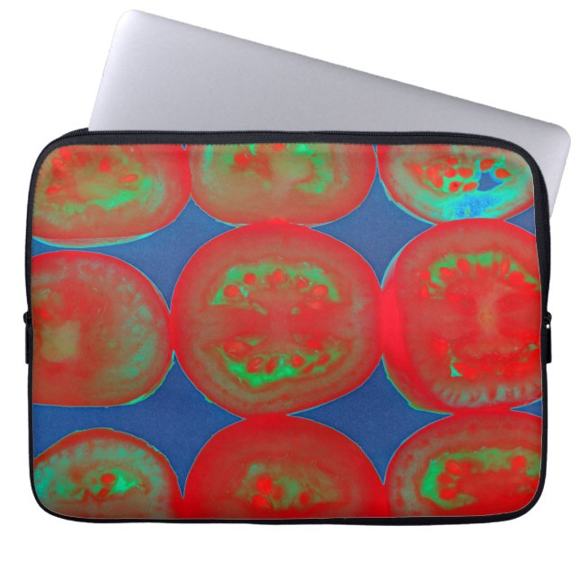 Tomato slices laptop sleeve (Front)