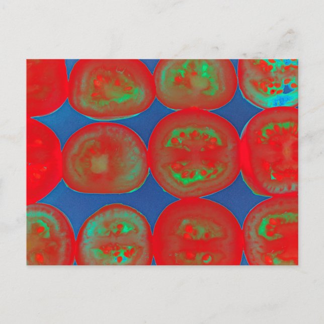 Tomato slices postcard (Front)
