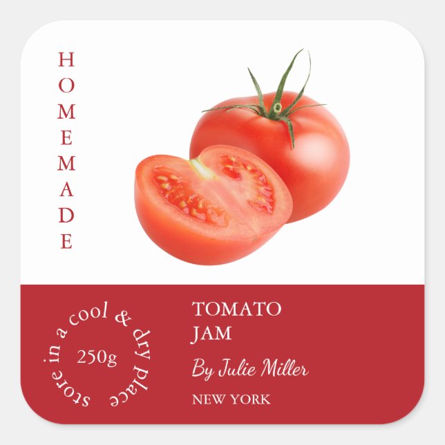 Tomato Small Business Label (Front)