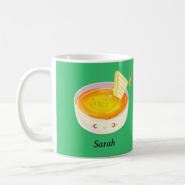 Tomato Soup And Grilled Cheese Sandwich Coffee Mug (Left)