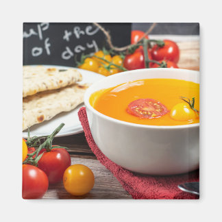 Tomato soup magnet