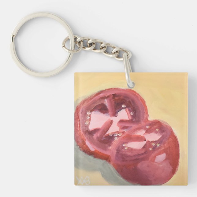 Tomato Study Key Ring (Front)