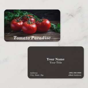 Tomato / Tomatoes Business Card