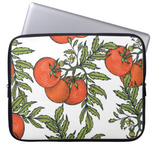 Tomato Vintage: Farm Market Illustration. Laptop Sleeve