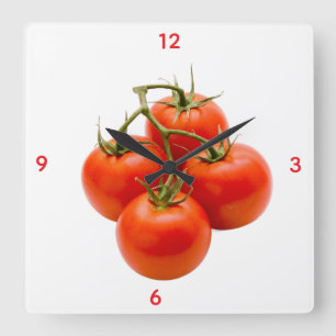 Tomato Wall Clock