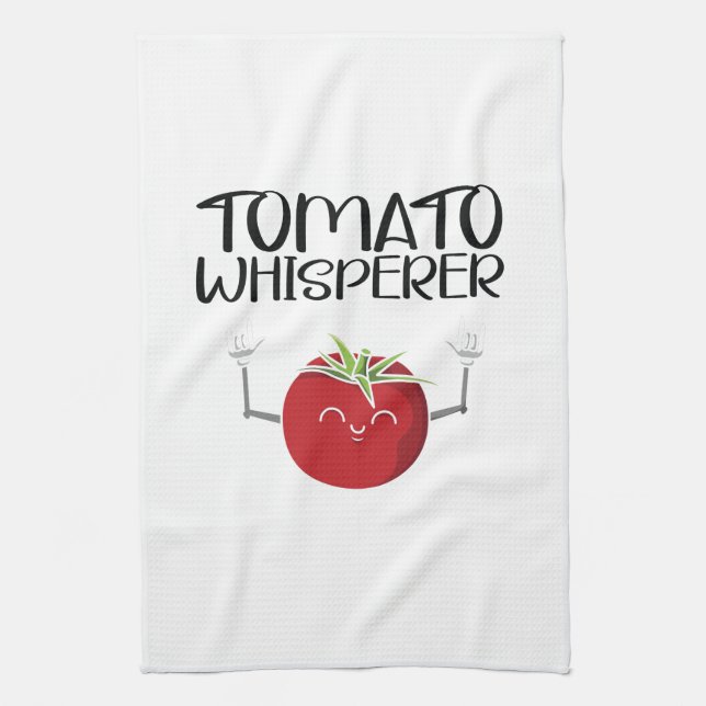 Tomato Whisperer Tea Towel (Vertical)