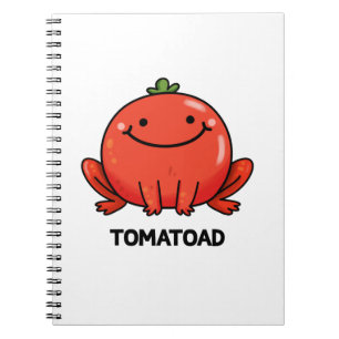 Tomatoad Funny Tomato Toad Pun  Notebook
